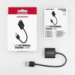 AXAGON ADA-12, USB 2.0 - externí zvuková karta