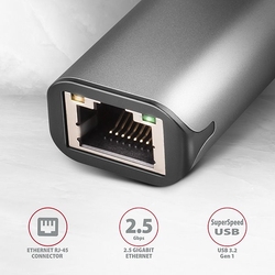 AXAGON ADE-25RC USB-C 3.2 Gen 1 - 2.5 Gigabit Ethernet