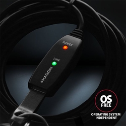 AXAGON ADR-205 USB repeater kabel 5m