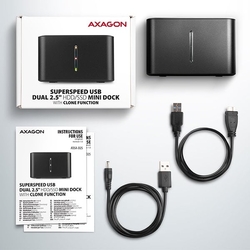 AXAGON ADSA-D25 CLONE MINI Dock