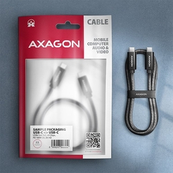 AXAGON BUCM432-CM10AB, NewGEN+ kabel USB-C <-> USB-C, 1m