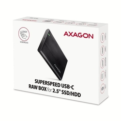 AXAGON EE25-A6C, USB-C 3.2 Gen 1 RAW box