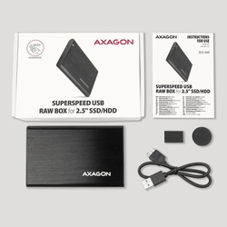 AXAGON EE25-A6M, USB 3.2 Gen 1 RAW box