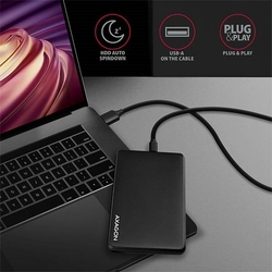 AXAGON EE25-SLC, USB-C 3.2 Gen 1 - SATA 6G 2.5" SLIDE box