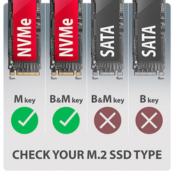 AXAGON EEM2-20G, USB-C 20Gbps - M.2 NVMe SSD kovový ARMORED box