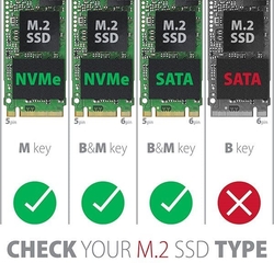 AXAGON EEM2-SG2, USB-C 3.2 Gen 2 - M.2 NVMe & SATA SSD kovový RAW box, bezšroubkový, stříbrný