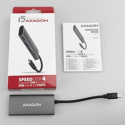 AXAGON HMC-4G2 USB-C 3.2 Gen 2 hub Speedster