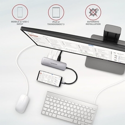 AXAGON HMC-5, USB 3.2 Gen 1 hub, 2x USB-A, HDMI