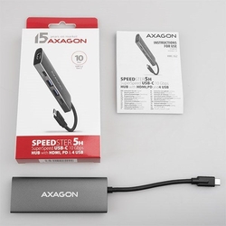 AXAGON HMC-5G2 USB-C 3.2 Gen 2 hub Speedster 5H w. HDMI