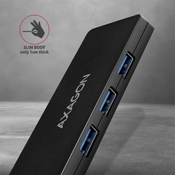 AXAGON HUE-G1A, 4x USB 3.2 Gen 1 SLIM hub