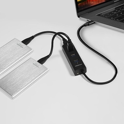 AXAGON HUE-S2C USB-C 4x USB3.0 Charging hub