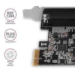 AXAGON PCEA-P1N, PCIe řadič - 1x paralelní (LPT)