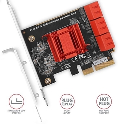 AXAGON PCES-SA6 PCIe řadič SATA