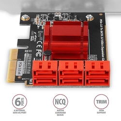 AXAGON PCES-SA6 PCIe řadič SATA