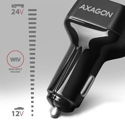 AXAGON PWC-PQ38 PD & QC car charger 38W