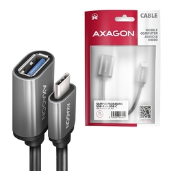 AXAGON RUCM-AFAC kabelová redukce USB-C male <-> USB-A female, 20cm