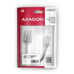 AXAGON RUCM-AFAC kabelová redukce USB-C male <-> USB-A female, 20cm