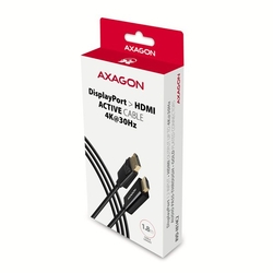 AXAGON RVD-HI14C2, DisplayPort -> HDMI 1.4 redukce / kabel 1,8m