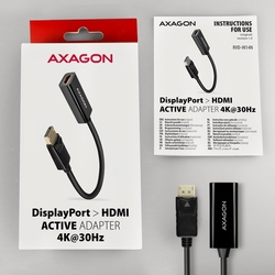 AXAGON RVD-HI14N, DisplayPort -> HDMI 1.4 redukce / adaptér