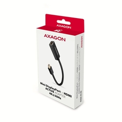 AXAGON RVDM-HI14N, miniDisplayPort -> HDMI 1.4 redukce / adaptér