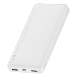 Baseus Bipow powerbanka s digitálním displejem 10000mAh 15W bílá