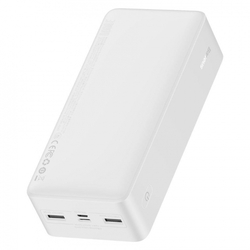 Baseus Bipow powerbanka s digitálním displejem 30000mAh 15W bílá