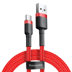 Baseus Cafule kabel USB-C 2A 2m (červený)