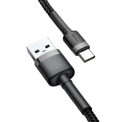 Baseus Cafule kabel USB-C 2A 2m (šedo-černý)