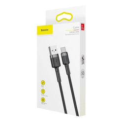 Baseus Cafule kabel USB-C 2A 2m (šedo-černý)