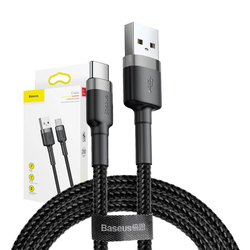 Baseus Cafule kabel USB-C 2A 2m (šedo-černý)