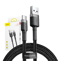 Baseus Cafule kabel USB-C 3A 0,5 m (šedo-černý)