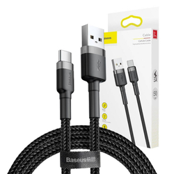 Baseus Cafule kabel USB-C 3A 1m (šedo-černý)