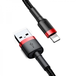 Baseus Cafule nabíjecí/datový kabel USB na Lightning 1,5A 2m, červená-černá