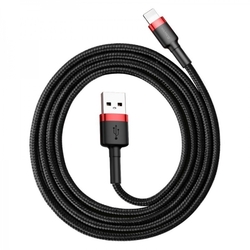 Baseus Cafule nabíjecí/datový kabel USB na Lightning 1,5A 2m, červená-černá