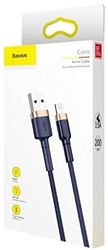 Baseus Cafule nabíjecí/datový kabel USB na Lightning 2,4A 1m, zlatá-modrá