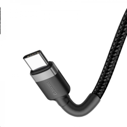 Baseus Cafule Series nabíjecí/datový kabel USB-C na USB-C PD2.0 60W Flash 2m, šedá-černá