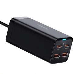 Baseus GaN3 Pro stolní rychlonabíjecí adaptér 2x USB-A, 2x USB-C 100W černá