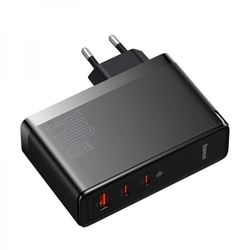 Baseus GaN5 Pro rychlonabíjecí adaptér 2x USB-C + USB-A 140W černá