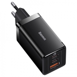 Baseus GaN5 Pro rychlonabíjecí adaptér 2x USB-C + USB-A 65W černá