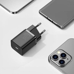 Baseus Super SI set adaptéru USB-C 20W a kabelu USB-C do Lightning 1m, černá