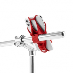 BONE držák na kolo pro mobil 5.8-7.2", Bike Tie 3 - Red