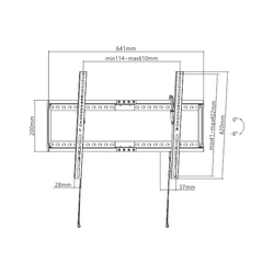 Brateck Držák LP72-46T pro TV 37"-80" 75kg polohovatelný nástěnný