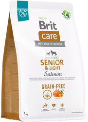 Brit Care Dog Grain-free Senior & Light, 3kg granule pro psy