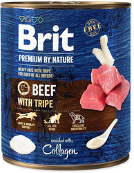 Brit Premium by Nature Beef with Tripes 800g konzerva pro psy