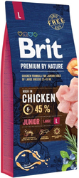 Brit Premium by Nature Junior L 15kg granule pro štěňata