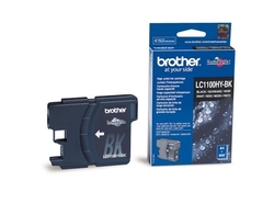 Brother inkoust LC-1100HY-Bk, black (900 stran) - originální