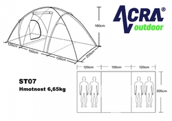 BROTHER ST07 Rodinný stan pro 4 osoby