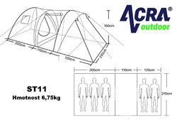 BROTHER ST11 Rodinný stan pro 5 osob