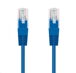 C-TECH kabel patchcord Cat5e, UTP, modrá, 3m