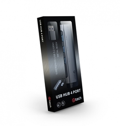 C-tech UHB-U3-AL, 4x USB 3.2 Gen 1